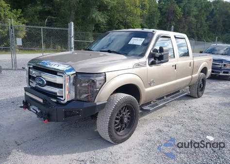 2011 Ford F-250 Lariat z USA, uszkodzony, nr VIN 1FT7W2BT1BEB36031